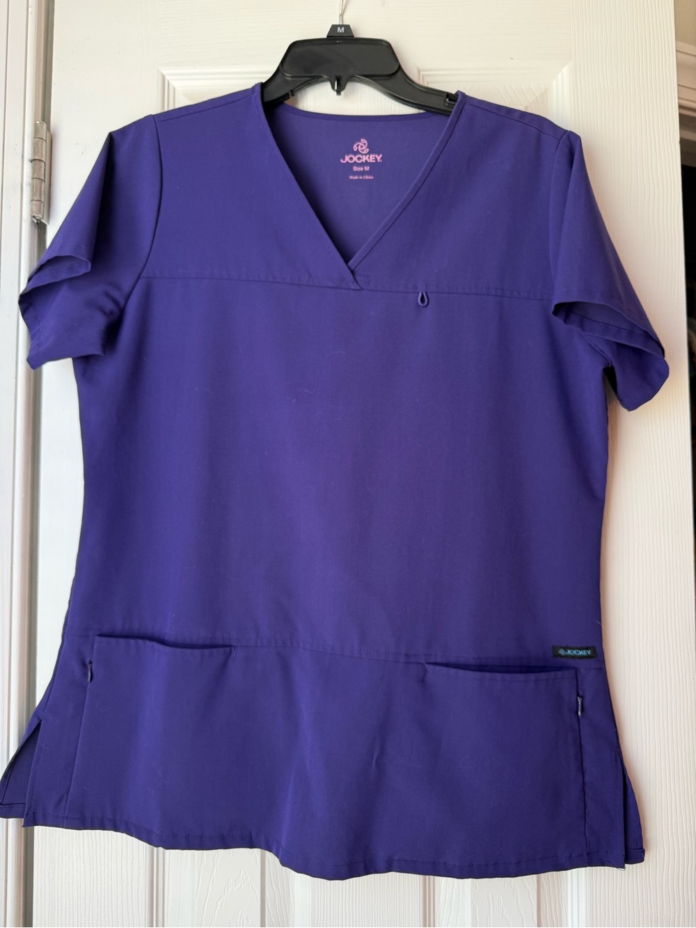 Jockey Women's V-Neck Scrub Set in Purple